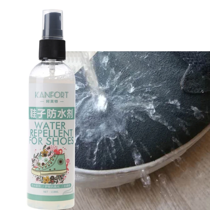 Hydrophobic Shoe Protector Spray-Water Waterproof for Suede Shoes,Leather,Canvas,Nubuck & Fabric thumbnail 3