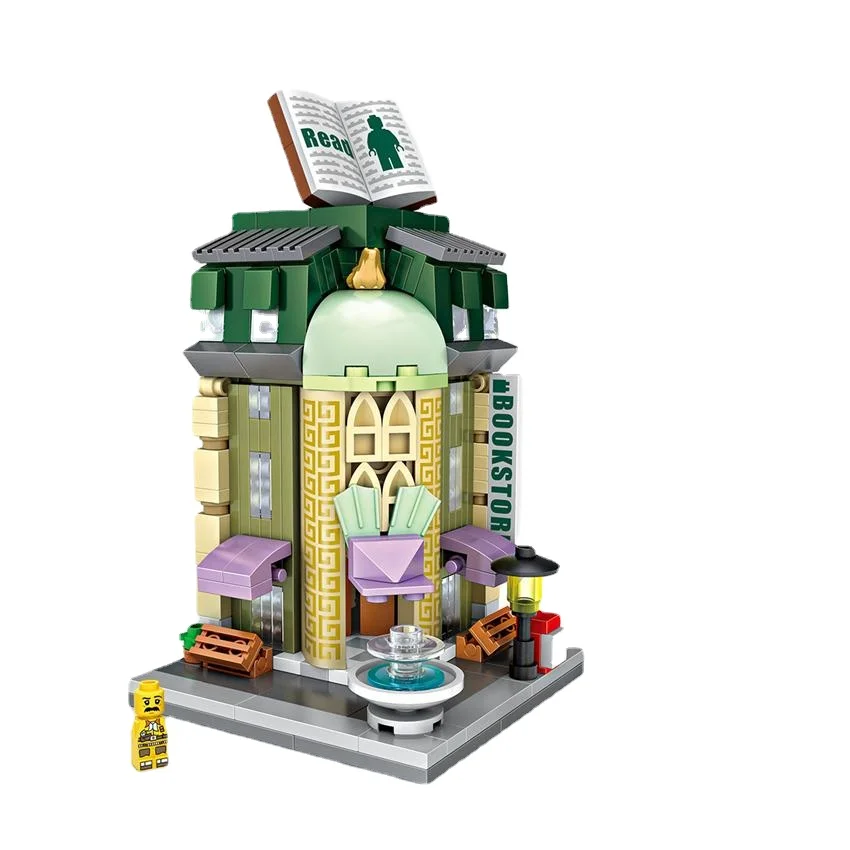 LOZ Blocks Cute Mini Street Store Children Educational Toys Small Shop Brinquedos Model  Building Bricks Girl Gifts 1621 - 1652 thumbnail 6