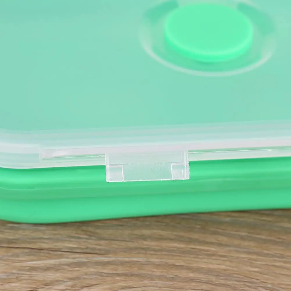 500ml Silicone Food Container Collapsible Portable Bowl Folding Food Storage Container Box Lunch Box thumbnail 4