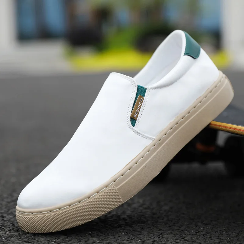 Casual Canvas Shoes Men's Summer Slip on Loafers For Men Flats Breathable Driving Shoes Male Cloth Walking Sneakers Board Shoe thumbnail 6