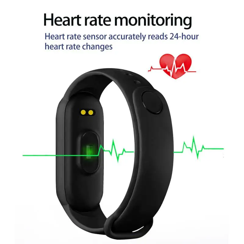 M6 Smart Watch Men Women Fitness Smart Bracelet Sports Band Heart Rate Blood Pressure Monitor Waterproof Multi-function Watches thumbnail 5