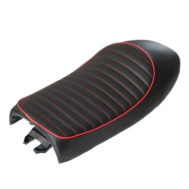 Motorcycle Cafe Racer Seat Vintage Saddle Flat Pan Pad Retro Seat Retro Cafe Racer For Honda CL CG GB CB Saddle Seat bag thumbnail 4