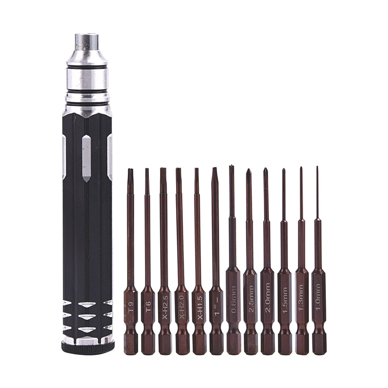 S2 Steel Tool 12 in 1 Screwdriver Set Hex Screwdrivers RC Tools Set  for RC Model Robotics Bench Helicopter Rc Toys thumbnail 5