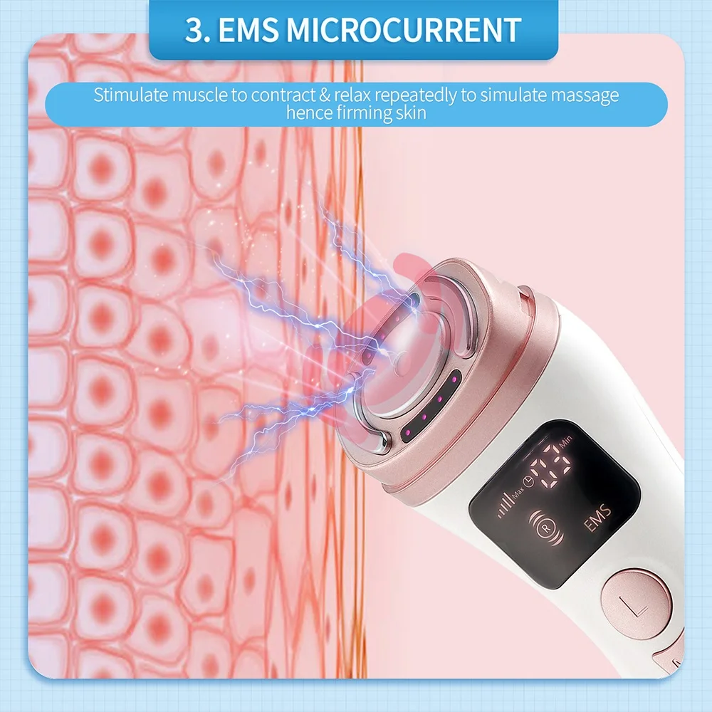 Mini HIFU Machine Ultrasonic RF EMS HIFU Facial Lifting Skin Tightening Device Face Chin Neck Eye Anti Wrinkle Massager Home Use thumbnail 5