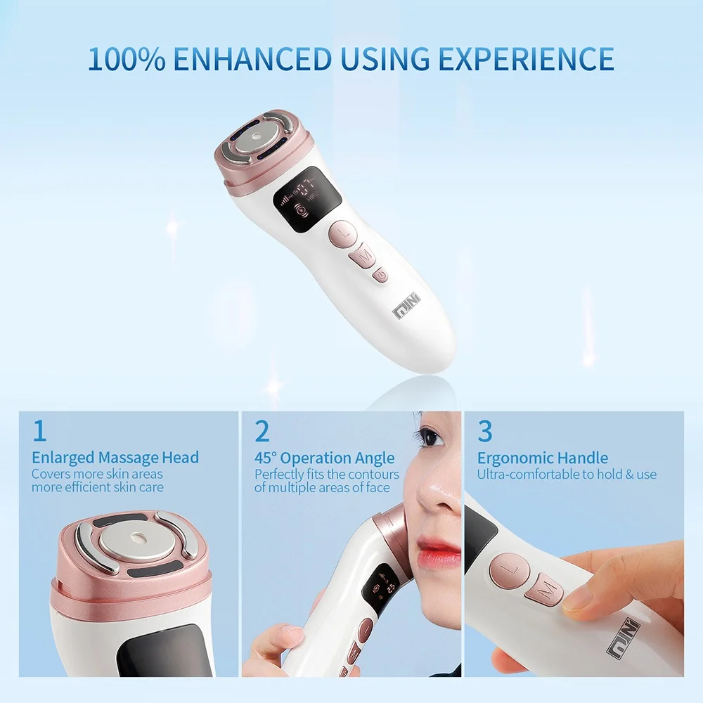 Mini HIFU Machine Ultrasonic RF EMS HIFU Facial Lifting Skin Tightening Device Face Chin Neck Eye Anti Wrinkle Massager Home Use thumbnail 6