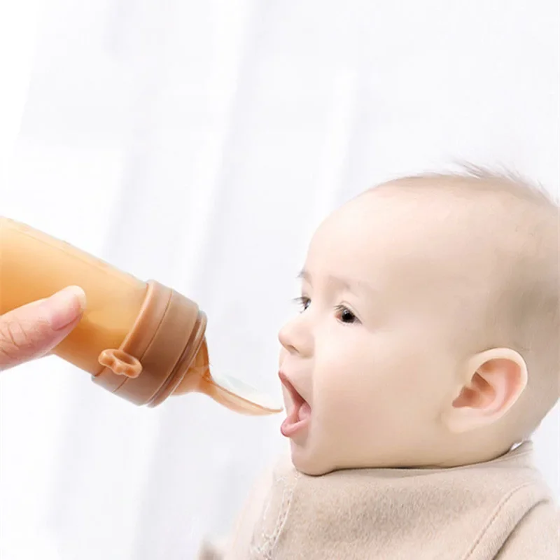 Baby Spoon Bottle Feeder Dropper Silicone Spoons for Feeding Medicine Kids Toddler Cutlery Utensils Baby Items thumbnail 4