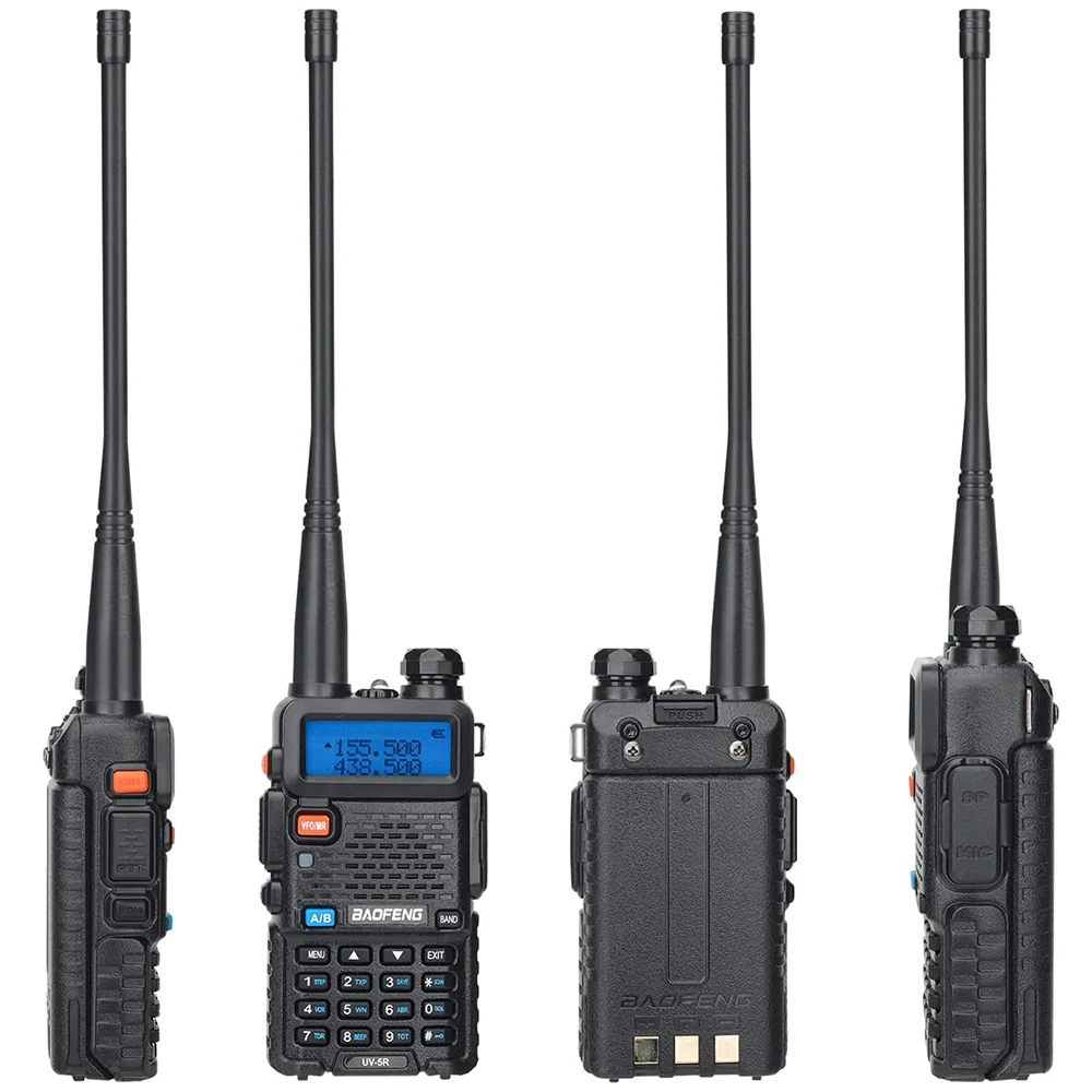 BaoFeng UV-5R Walkie Talkie 5W/8W Two Way Radio Commutator VHF/UHF 136-174MHz & 400-520MHz Station Receiver Ham Wireless Set thumbnail 5