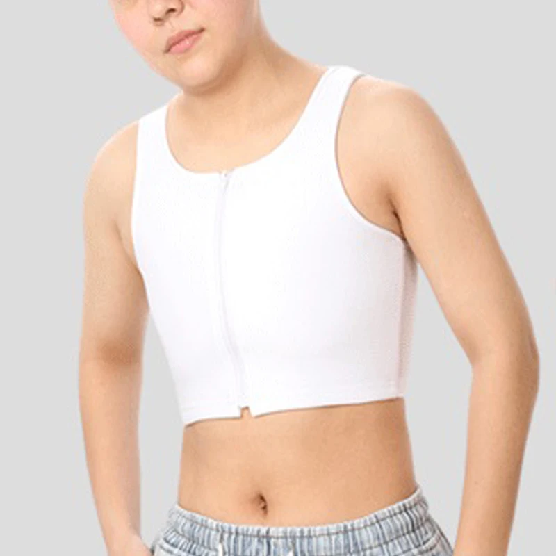 Women Men Chest Flat Vest Transgender Binders Upgrade And Strengthen Elastic Chest Binder Bra Pullover Tank Top can workout thumbnail 3