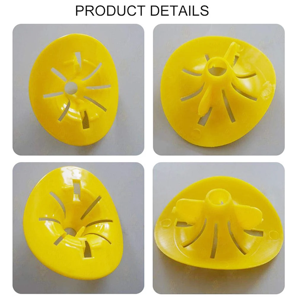 5-25PCS Reusable Yellow Plastic Bee Catcher Flower Shaped Flying Insects Funnel Wasp Trap Pest Control Killer Home Outdoor thumbnail 3