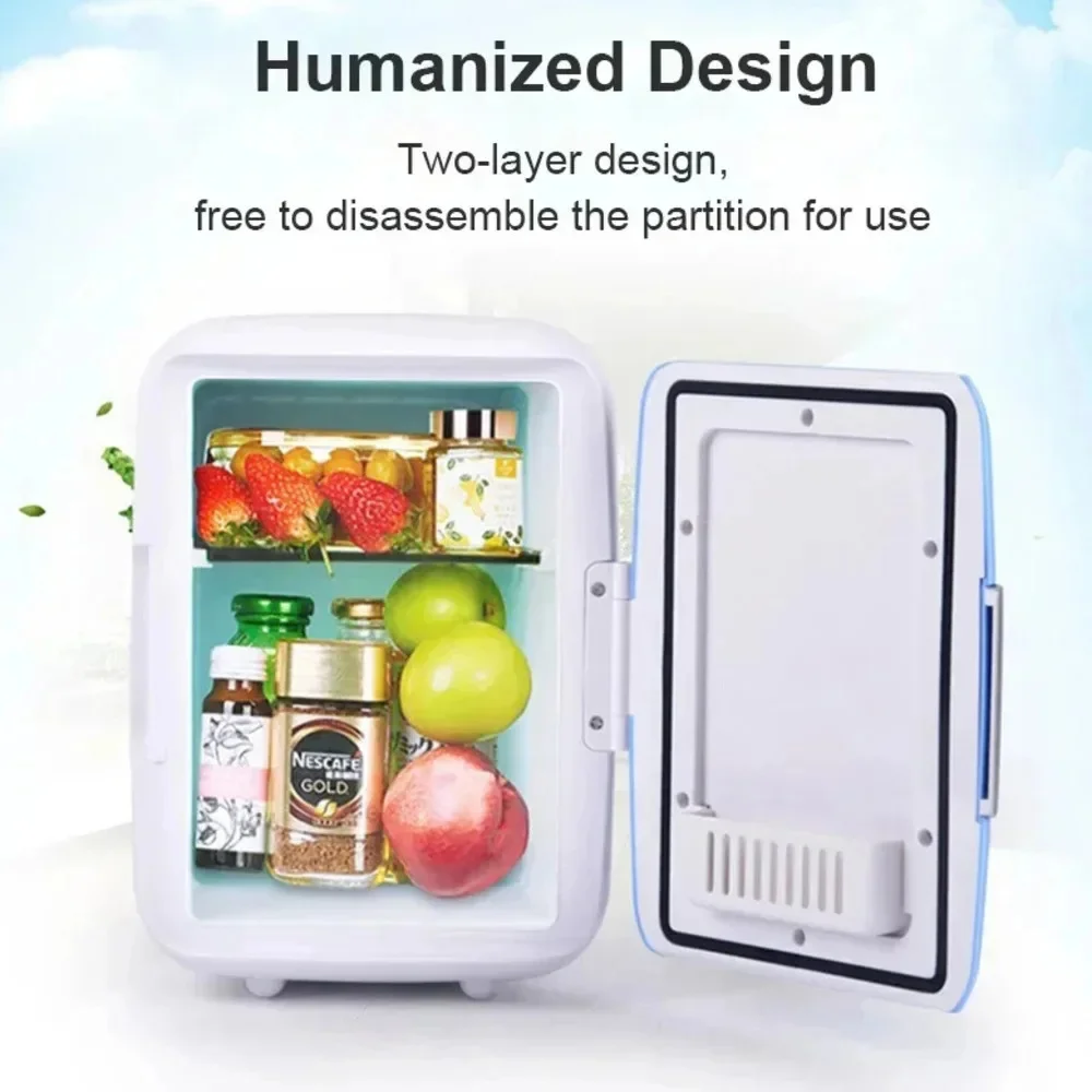 12V 220V 4L Home Car Dual-use Refrigerator Mini Refrigeration Home Dormitory Student Heating And Cooling Camping thumbnail 5