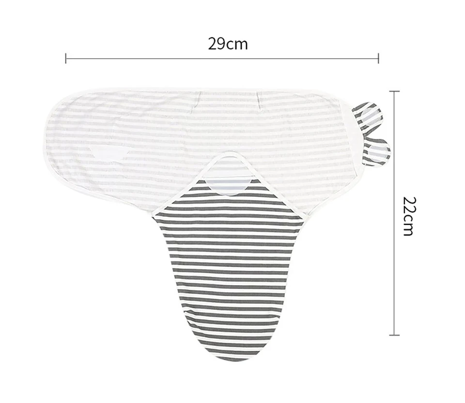 0-3M Newborn Baby Swaddle Wrap 100% Cotton Baby Sleeping Bag Stars Elephant Diaper Cocoon Swaddle Blanket Receiving Blankets thumbnail 2