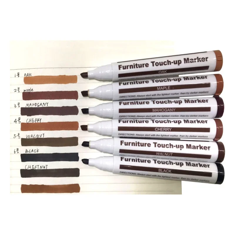 Wooden Furniture Repair Pen Touch Up Markers & Filler Sticks Wood Scratch Restoration Kit Patch Paint Pen Wood Composite Repair thumbnail 5