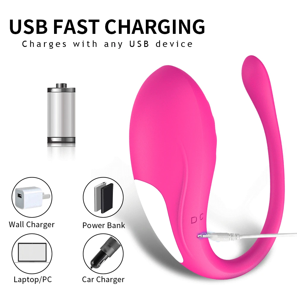 9 Speed APP Controlled Vaginal Vibrators G Spot Anal Vibrating Egg Massager Wearable Stimulator Adult Sex Toys for Women Couples thumbnail 4