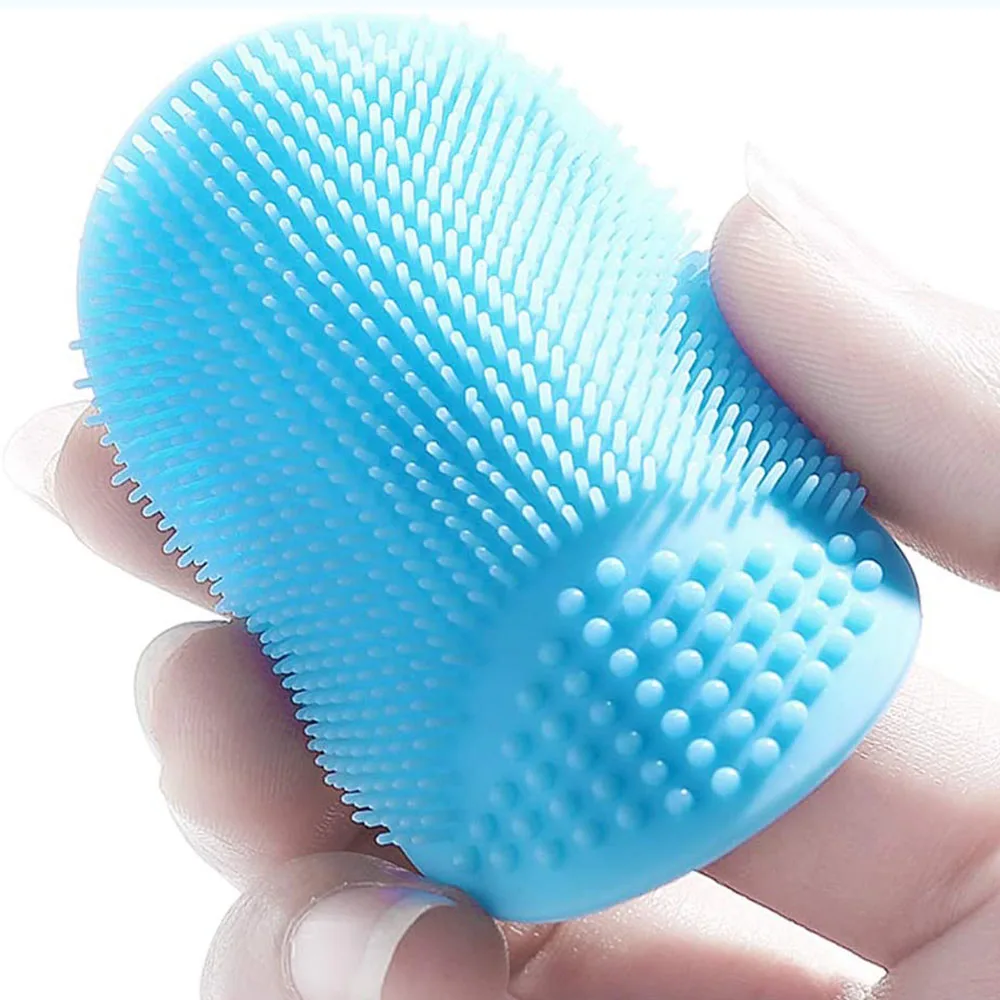 Baby Silicone Bath Brush Cradle Cap Scrubbers Exfoliating and Massaging Brush Scalp Care Scrubber for Hair Care And Body Care thumbnail 3