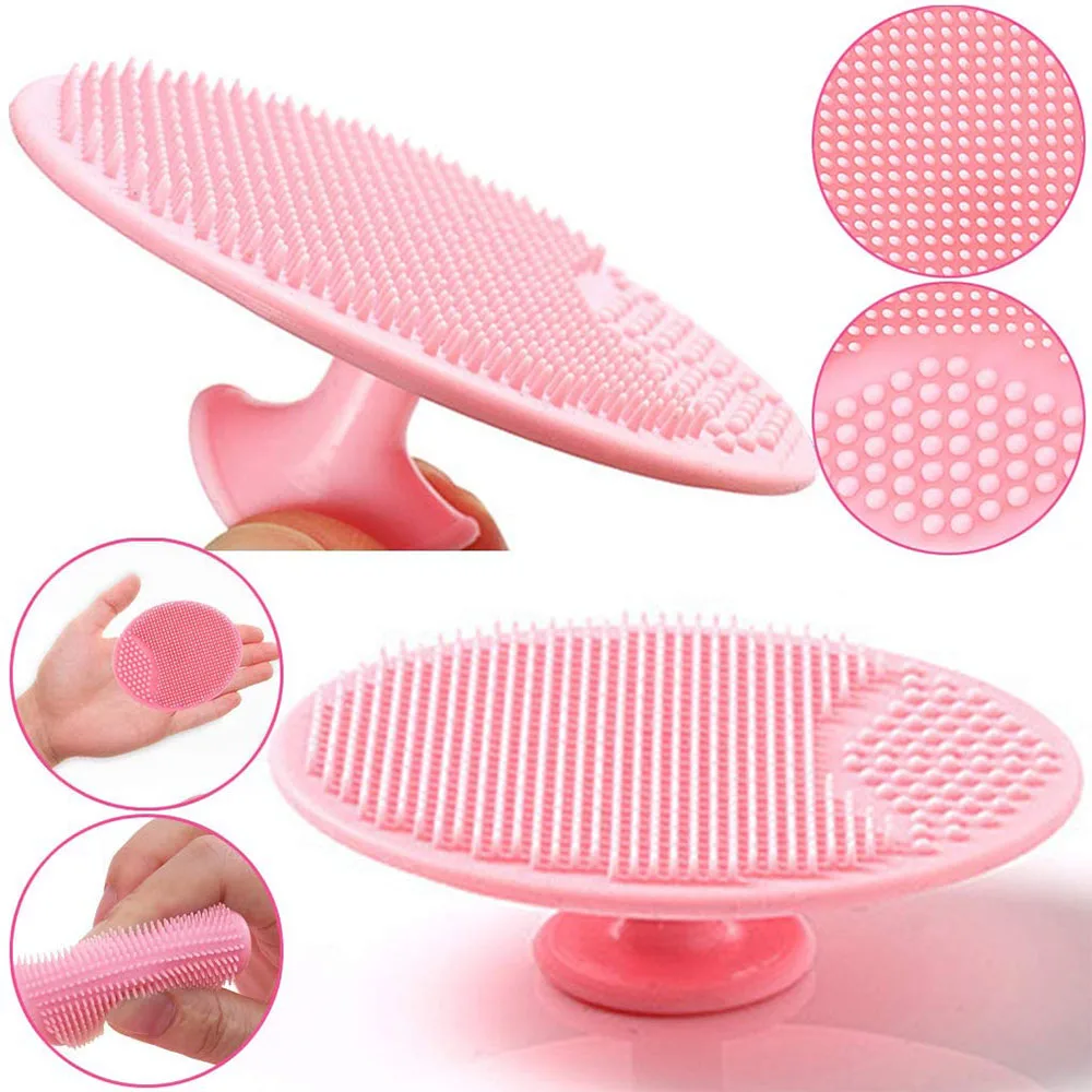 Baby Silicone Bath Brush Cradle Cap Scrubbers Exfoliating and Massaging Brush Scalp Care Scrubber for Hair Care And Body Care thumbnail 2