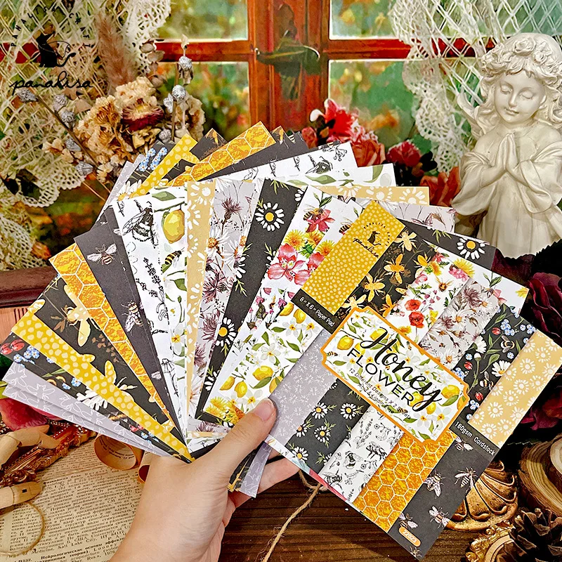 12 Sheet Scrapbooking Paper 15x15cm, Christmas Journal Planner Paper Pad Cardstock Backgrounds Card for DIY Art Craft Decoration thumbnail 3