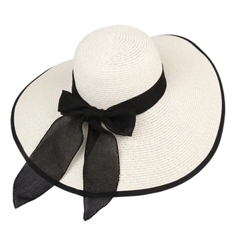 Women Hat Foldable Summer Straw Hat For Beach Travel Visors Female Face Protection UV Cut Bucket Cap Girl Sun Panama Wholesale thumbnail 6