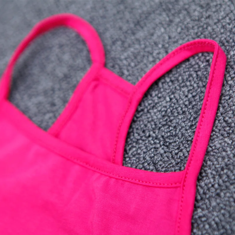 V-TREE Girls Bra camisole girl cotton vest child world of tank girls underwear candy color girls tank tops kids clothing models thumbnail 5