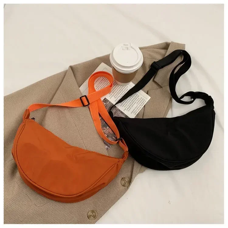 Simple Design Women's Messenger Bag Fashion Ladies Nylon Hobos Small Shoulder Bags Vintage Female Girls Purse Cloth Handbags thumbnail 6