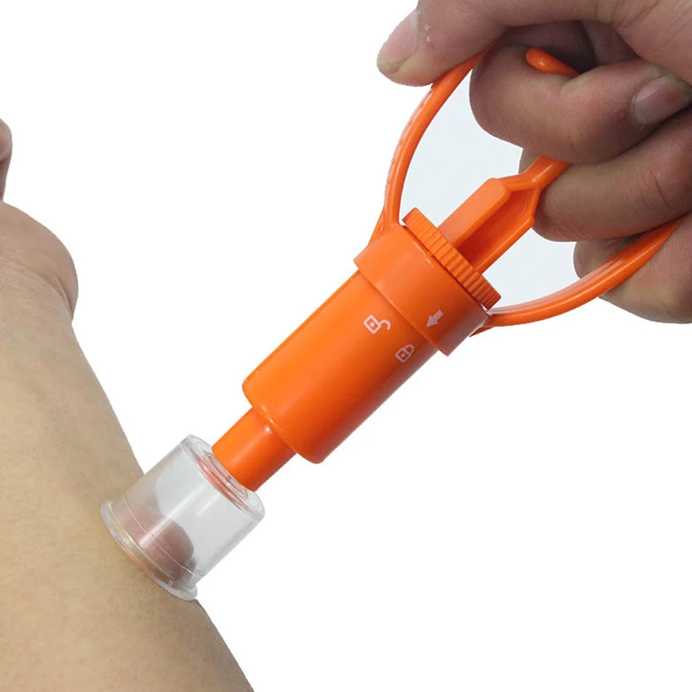 Outdoor Venom Extractor Venom Snake Mosquito Bee Bite Vacuum Suction Pump Survival Camping Hiking First Aid Safety Rescue Tools thumbnail 3