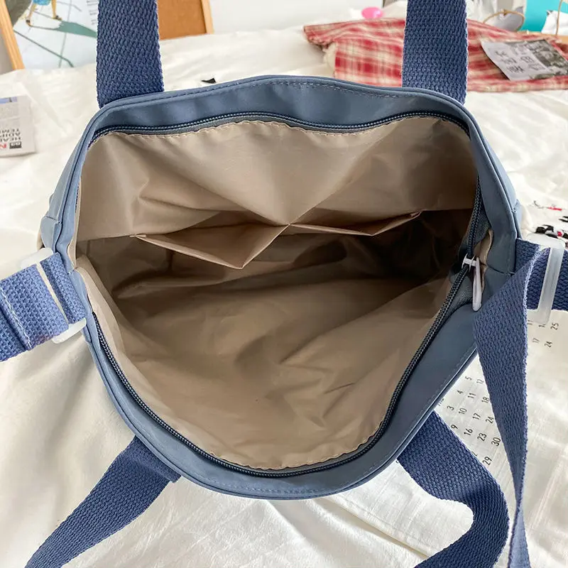 Waterproof Canvas Women Handbags Shoulder Bags Nylon Ladies Tote Messenger Bag Oxford Handbag Cross body Bags for Girls Satchels thumbnail 6
