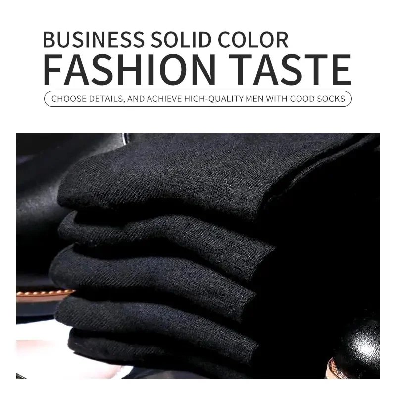3 Pairs Black Men Socks Cotton For Men Pair Set Long KupiVIP S Underwear Business for Feather Shoes thumbnail 5