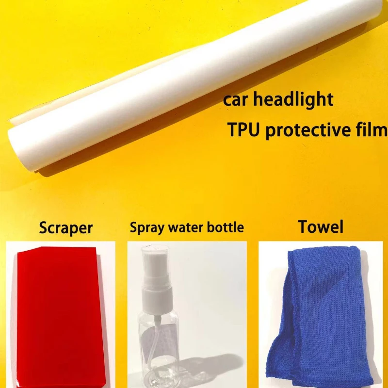 Smoked Black TPU Sticker Car Headlight Protective Film For Audi A3 8V S3 A4 B8 B9 A5 A6 S6 C8 A7 A8 D4 TT TTS Q3 Q5 Q7 Q8 RSQ8 thumbnail 6