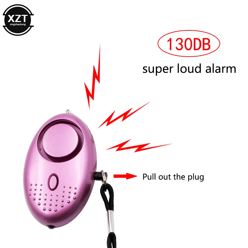 Self Defense Alarm 130dB Anti-wolf Girl Child Women Security Protect Alert Personal Safety Scream Loud Emergency Alarm Keychain thumbnail 6