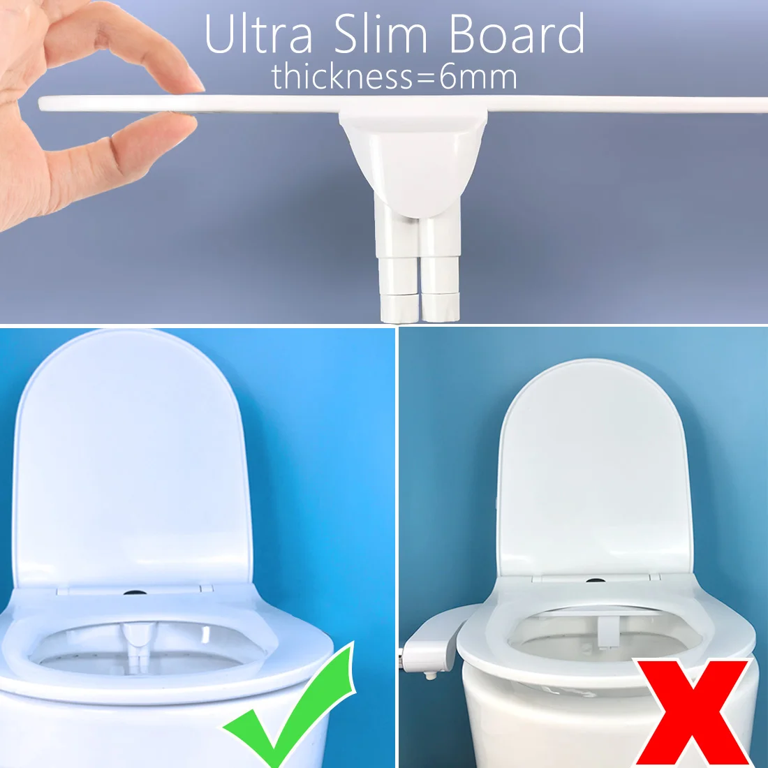 Bidet Toilet Seat Bidet Attachment  Sprayer Nozzle Self Cleaning Japanese Non-electric Bidet Feminine And Rear Wash bidets thumbnail 5