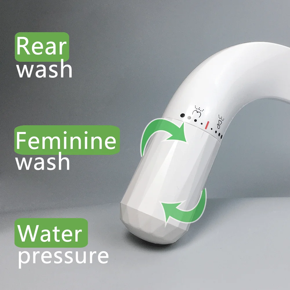 Bidet Toilet Seat Bidet Attachment  Sprayer Nozzle Self Cleaning Japanese Non-electric Bidet Feminine And Rear Wash bidets thumbnail 2