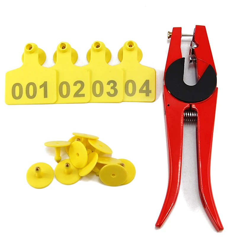 Farm Animal Ear Tags, Livestock Supplies, Plastic TPU Identification Label, Cow, Cattle, Goats, Sheep, 100Pcs thumbnail 3