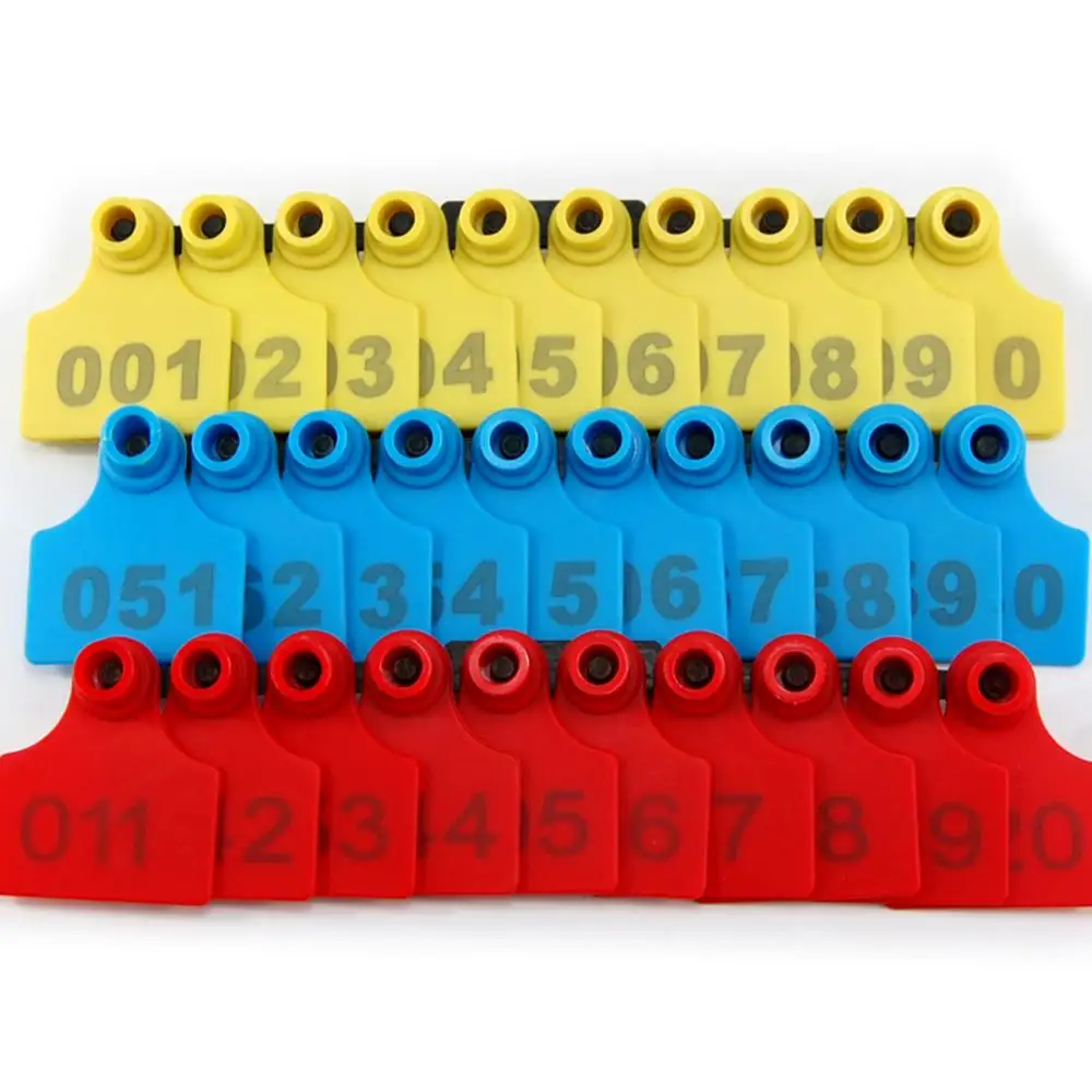 Farm Animal Ear Tags, Livestock Supplies, Plastic TPU Identification Label, Cow, Cattle, Goats, Sheep, 100Pcs thumbnail 5