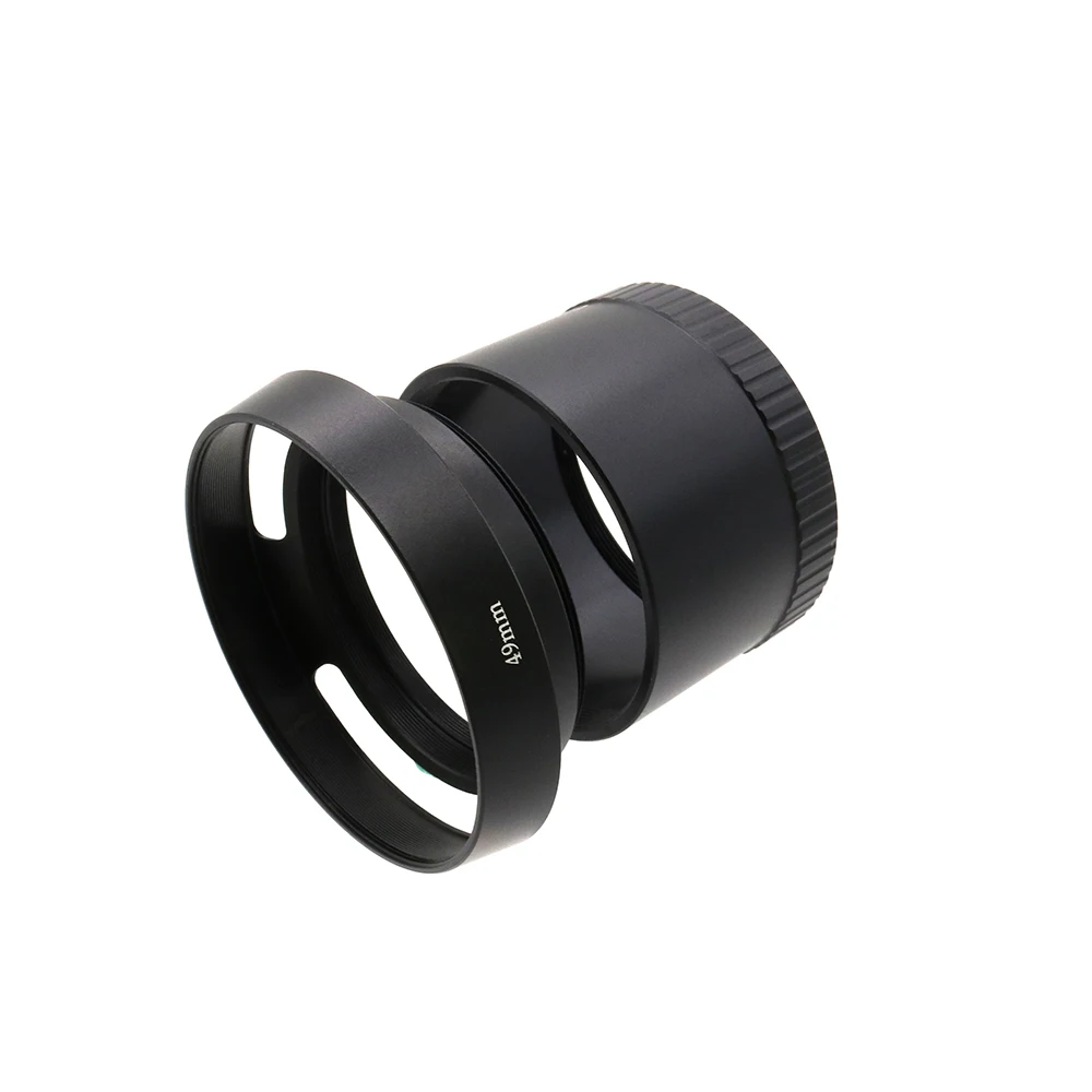 For Leica X1 / X2 Filter Adapter Tube 49mm Metal for camera filter (UV / CPL / ND etc.) lens hood lens cap thumbnail 3