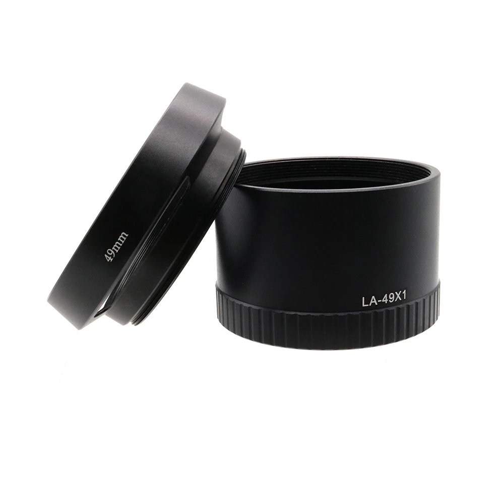 For Leica X1 / X2 Filter Adapter Tube 49mm Metal for camera filter (UV / CPL / ND etc.) lens hood lens cap thumbnail 4