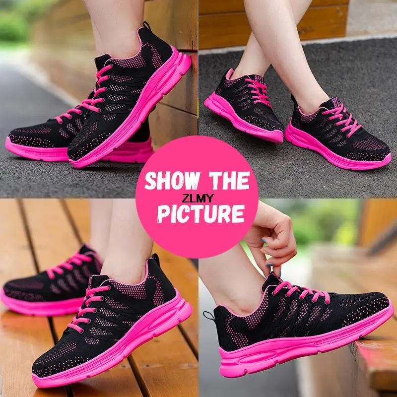 Safety Shoes Women Steel Toe Sneakers Breathable Lightweight Work Boots Anti-smash Anti-puncture Woman Safety Work Shoes Female thumbnail 6