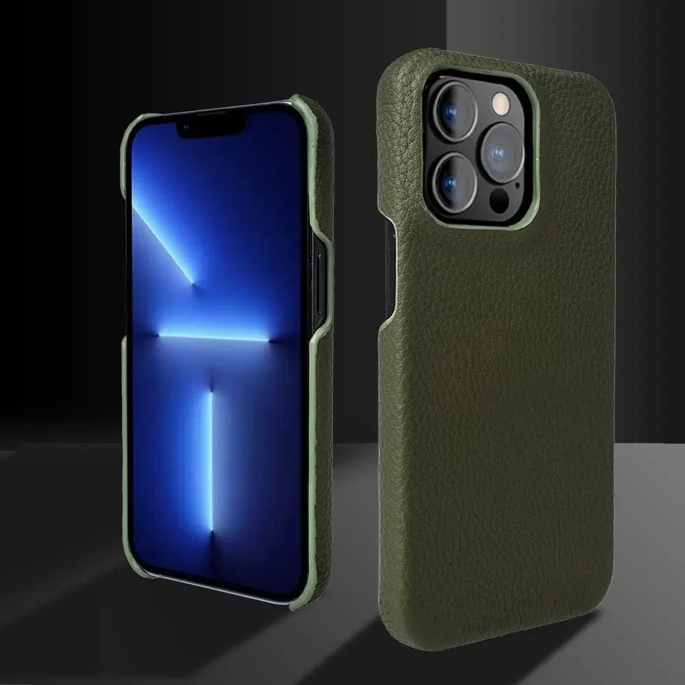 For iphone 13 pro case Luxury Genuine Leather Cover Back Etui Coque Shockproof for Funda iphone14 XR XSMax 15 7 8Plus 12 Carcasa thumbnail 5