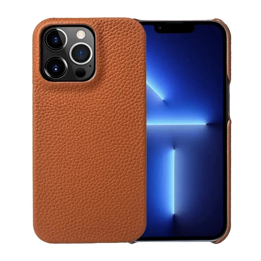 For iphone 14 Pro Max Case Luxury Genuine Leather Cover Business Phone Cases Back Cover For iphone 13 15Pro 11 12 XR XSMax Coque thumbnail 5