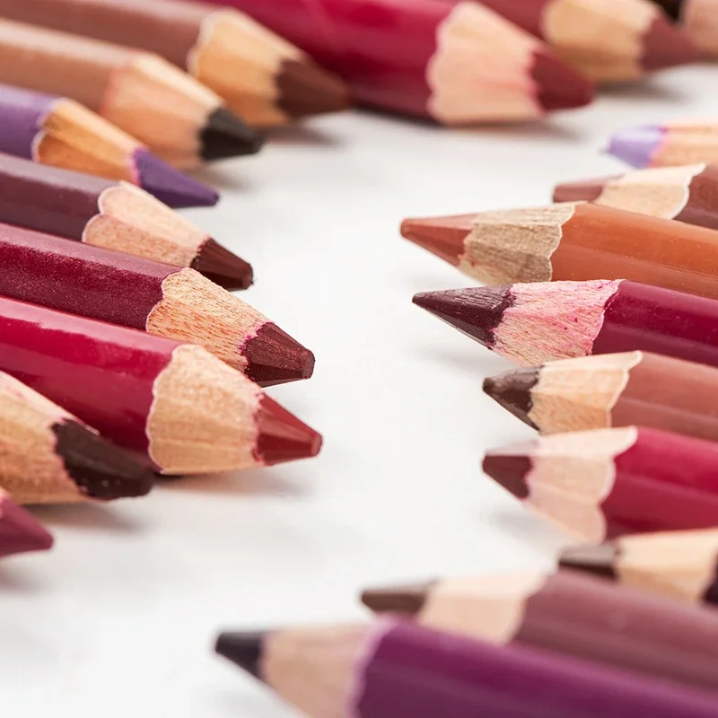 28-Colors Waterproof Lip Liner Matte Nuede Red Long Lasting Makeup Pens Non-stick Cup Lipstick Women Party Makeup Lip Cosmetics thumbnail 4