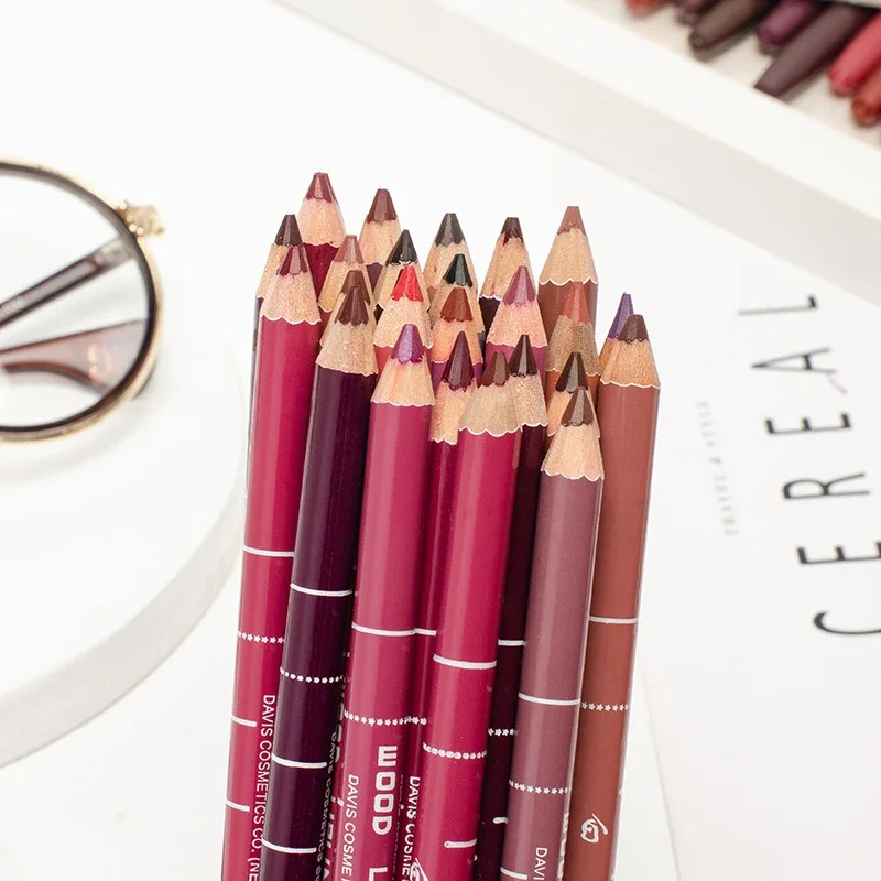 28-Colors Waterproof Lip Liner Matte Nuede Red Long Lasting Makeup Pens Non-stick Cup Lipstick Women Party Makeup Lip Cosmetics thumbnail 3