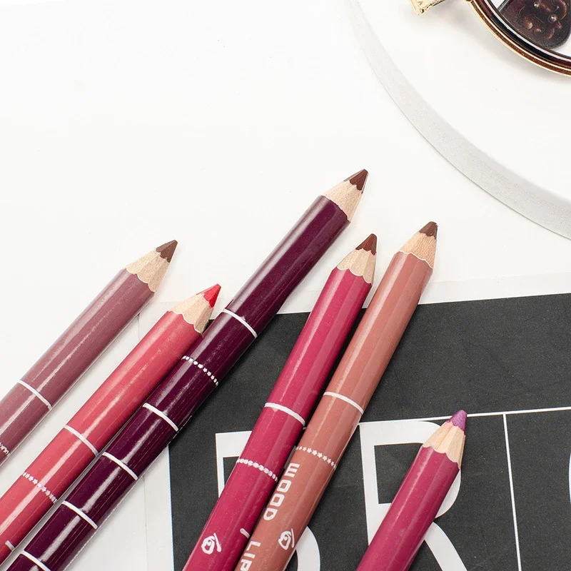 28-Colors Waterproof Lip Liner Matte Nuede Red Long Lasting Makeup Pens Non-stick Cup Lipstick Women Party Makeup Lip Cosmetics thumbnail 2