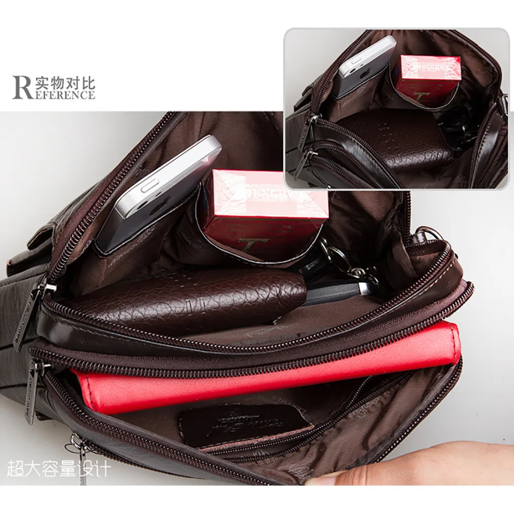 Men Clutch Bag Purse Handy Wallet Genuine Leather Business Mobile Cell Phone Case Handbags Purses Male Money Wrist Wallet Bag thumbnail 6