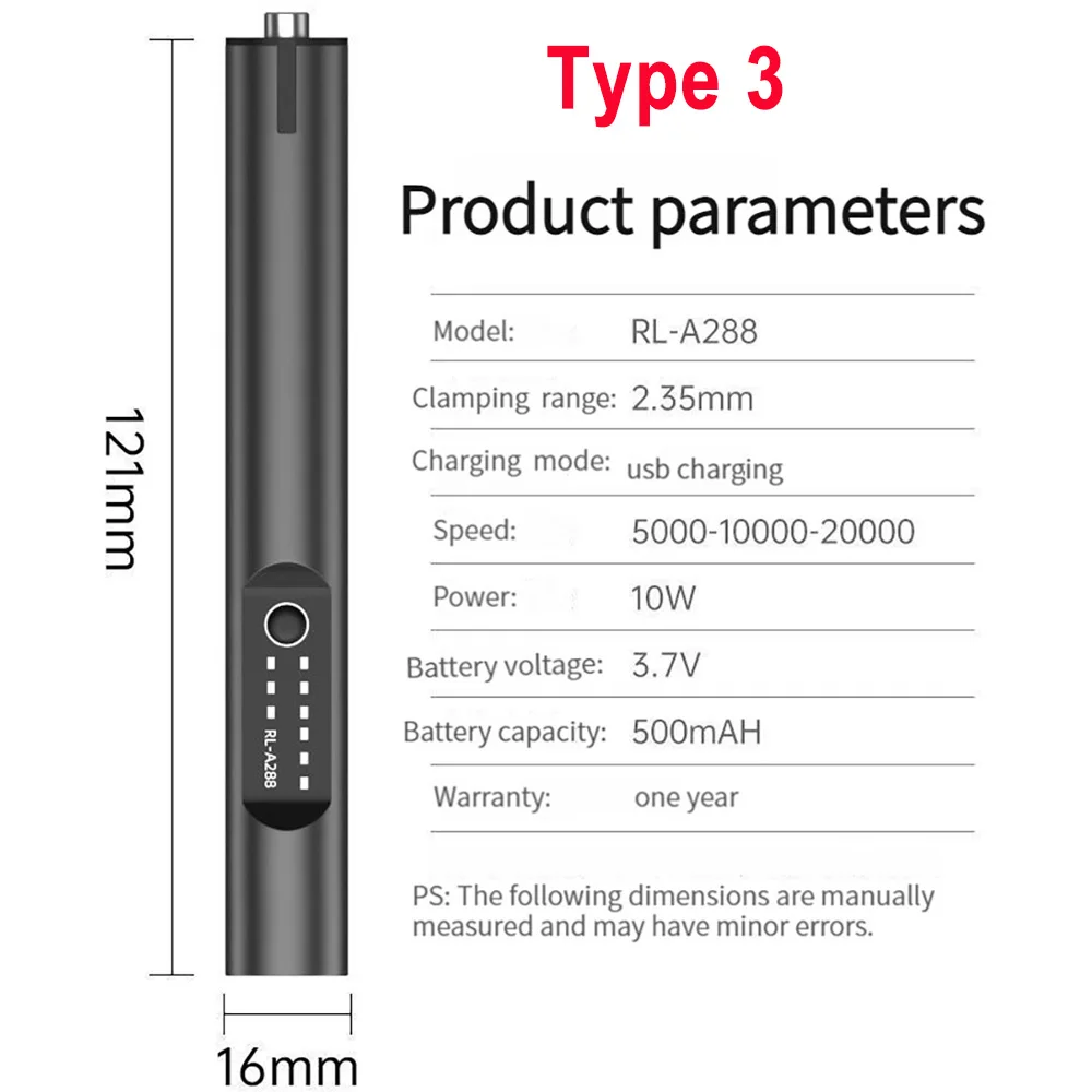 Electric Mini Grinder Engraving Pen Graveerpen Wireless Grinder with Battery Cordless Micro Rotary Tools Drill for Jewelry Metal thumbnail 6