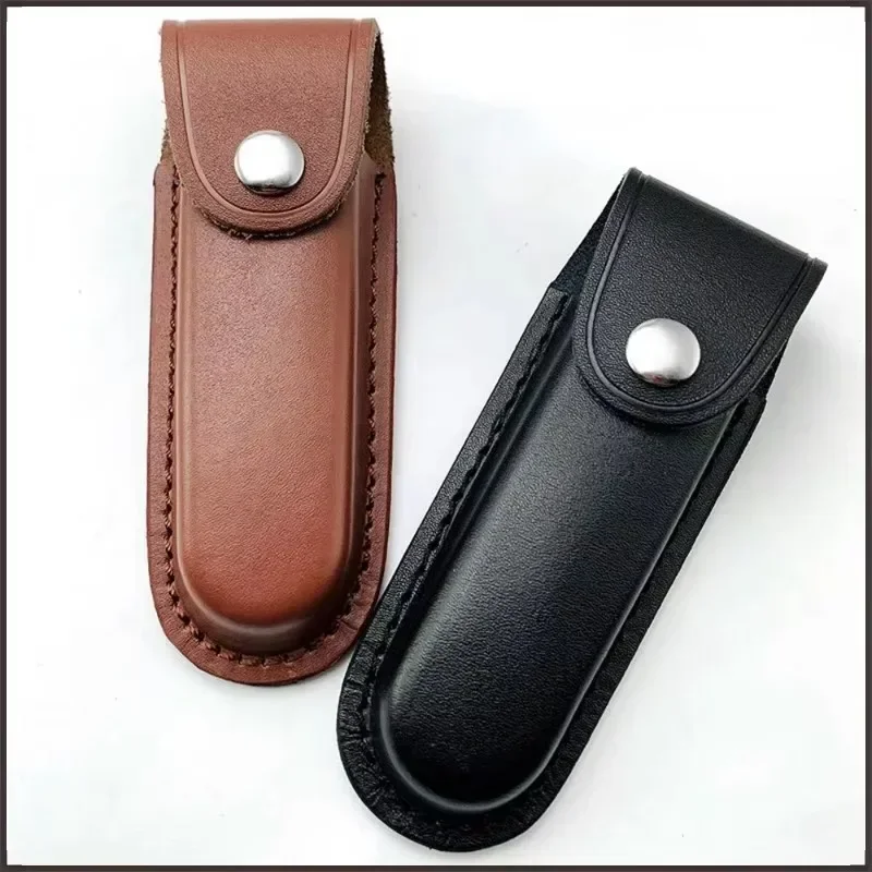 1PC Fold Knife Cover Tool Flashlight Belt Loop Case Holder Leather or Cloth Sheath Pocket Hunt Camp Outdoor Hiking Equipment