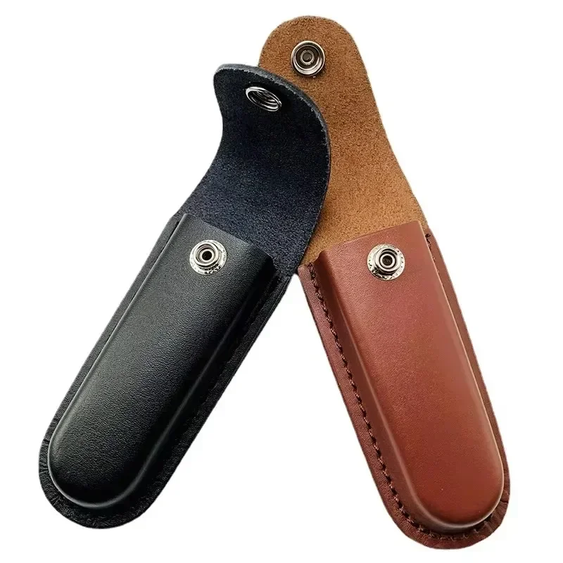 1PC Fold Knife Cover Tool Flashlight Belt Loop Case Holder Leather or Cloth Sheath Pocket Hunt Camp Outdoor Hiking Equipment thumbnail 3