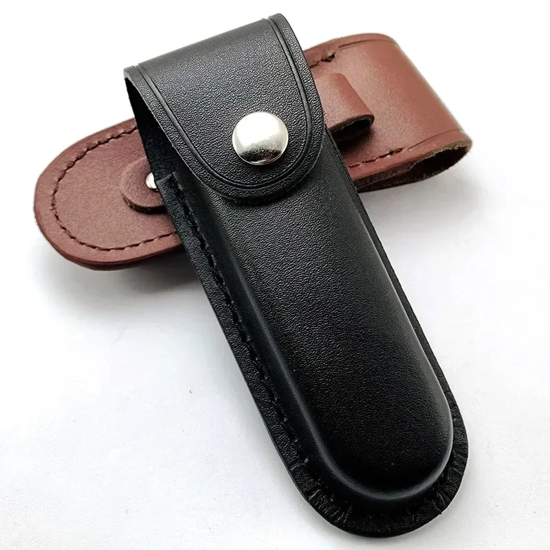 1PC Fold Knife Cover Tool Flashlight Belt Loop Case Holder Leather or Cloth Sheath Pocket Hunt Camp Outdoor Hiking Equipment thumbnail 6