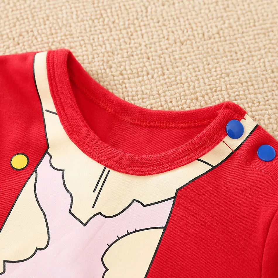 Baby Girl Boy Costume Anime Clothes Newborn Romper Infant Luffy Akatsuki Vegeta Cosplay Jumpsuit Toddler Halloween Costume 0-18M thumbnail 4