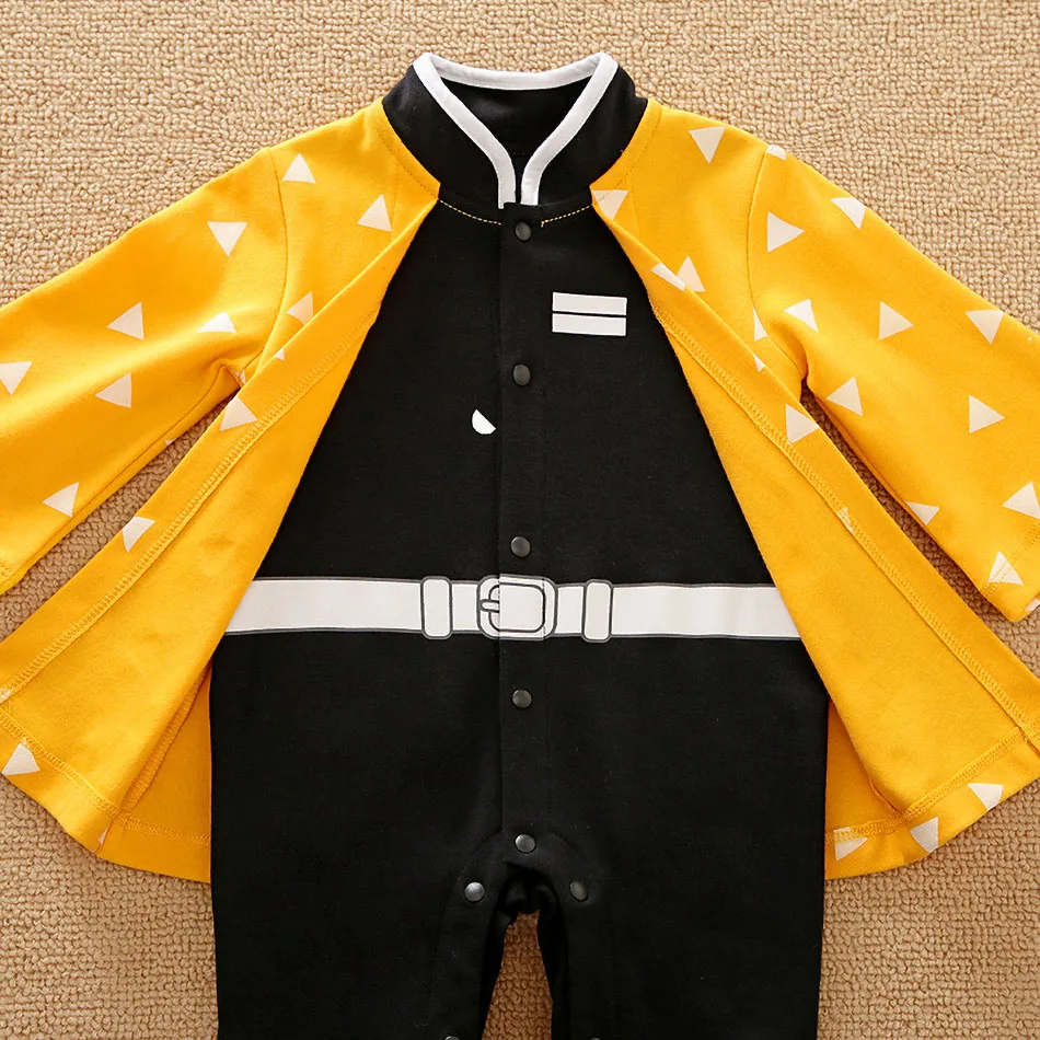 Baby Girl Boy Costume Anime Clothes Newborn Romper Infant Luffy Akatsuki Vegeta Cosplay Jumpsuit Toddler Halloween Costume 0-18M thumbnail 4