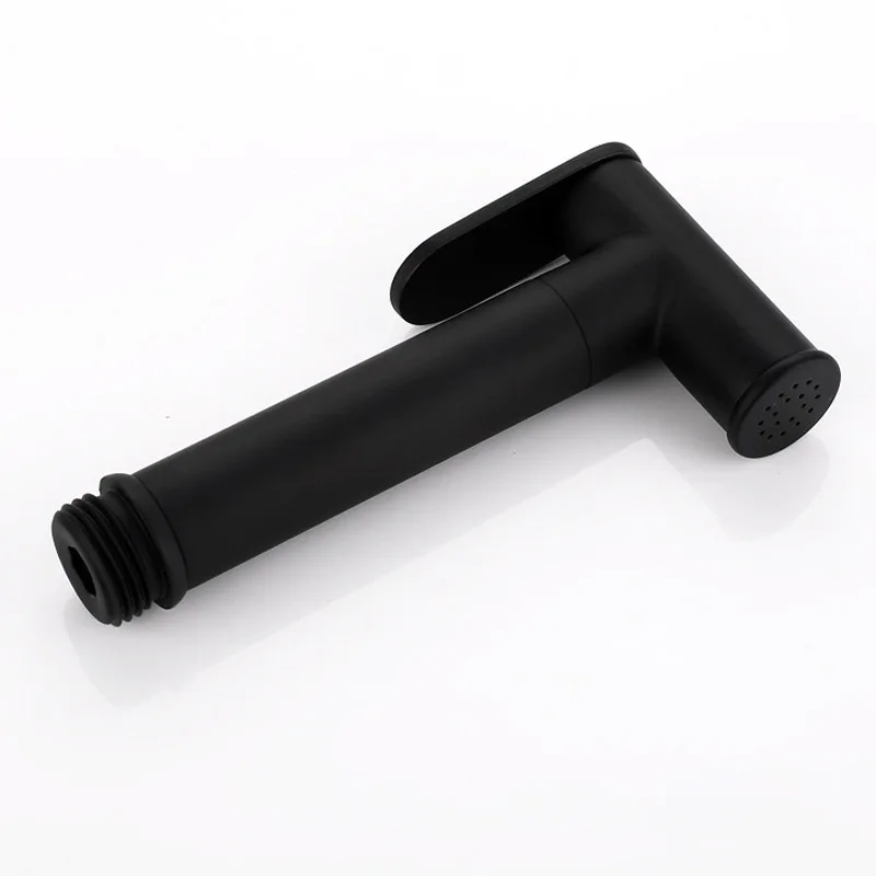 Solid Brass black Bidet Faucet bathroom bidet toilet faucet mixer hygienic shower clean muslim shower portable bidet gun sprayer thumbnail 5