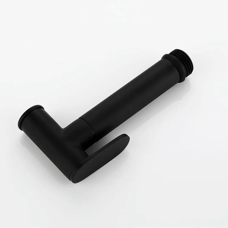 Solid Brass black Bidet Faucet bathroom bidet toilet faucet mixer hygienic shower clean muslim shower portable bidet gun sprayer thumbnail 6