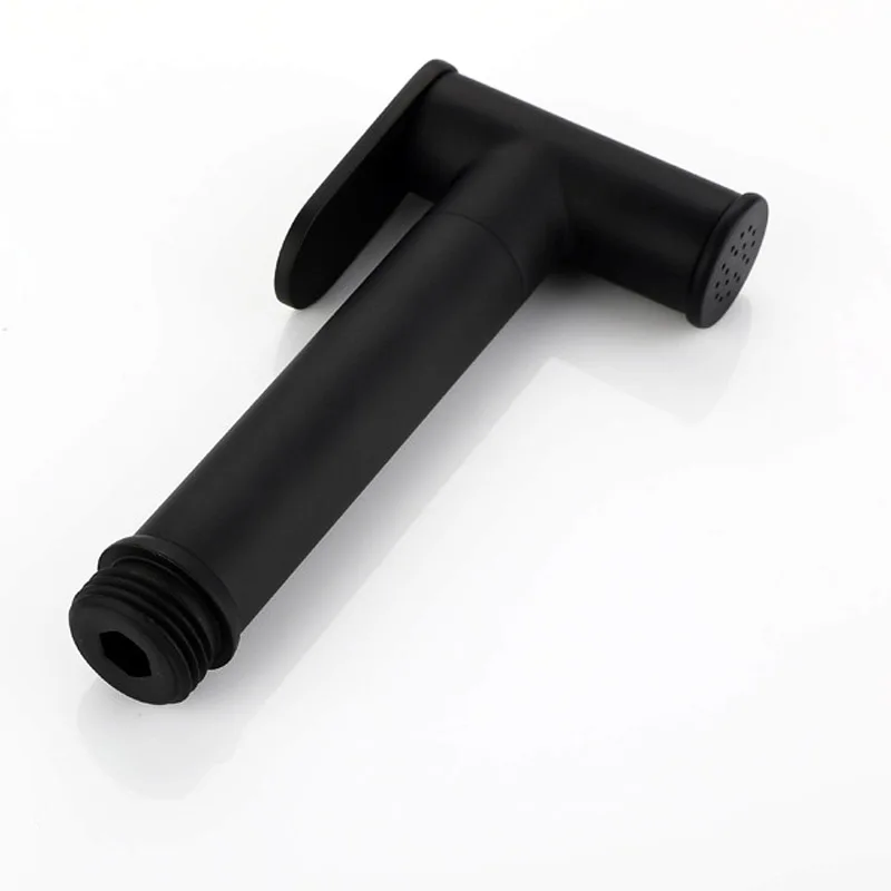 Solid Brass black Bidet Faucet bathroom bidet toilet faucet mixer hygienic shower clean muslim shower portable bidet gun sprayer thumbnail 3